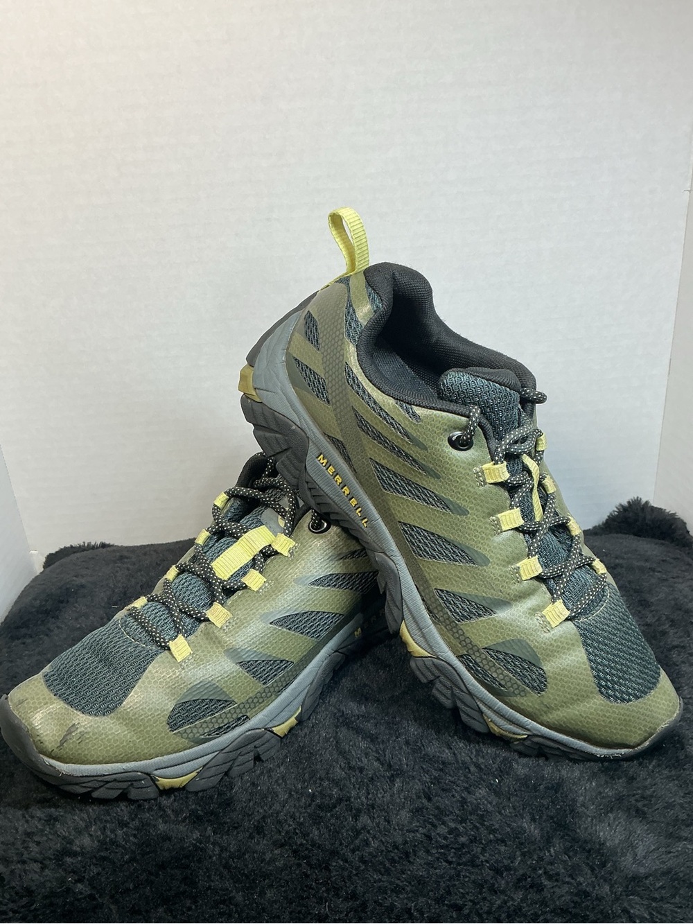 Merrell Moab Edge 2 Men’s Hiking Shoes Dusty Olive Green J48859 Size 7.5